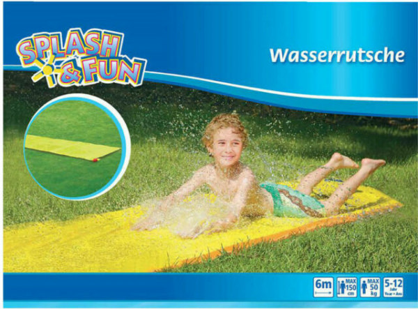 Wasserrutsche gelb