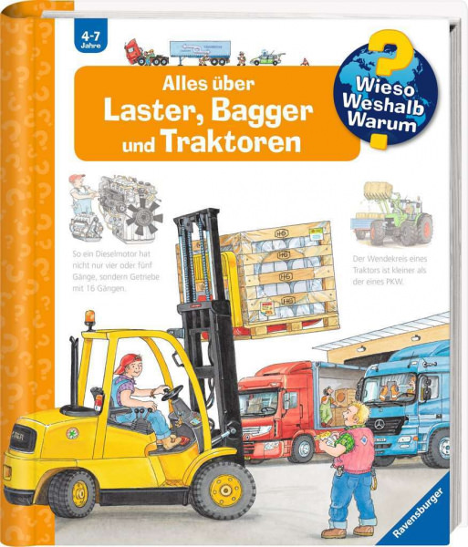 Wieso? Weshalb? Warum? - Alles über Laster, Bagger und Traktoren