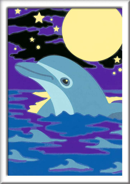 CreArt Malen nach Zahlen Kleiner Delfin