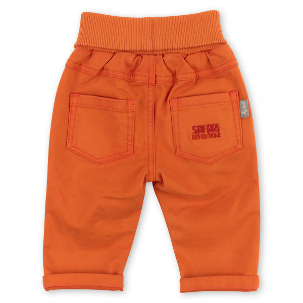 Orangefarbene Hose Babykollektion Safari Adventure Frühjahr/Sommer 2022