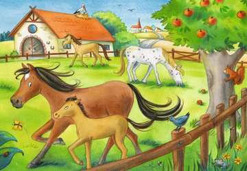 Puzzle Ferien auf dem Pferdehof (2 x 12 Teile)
