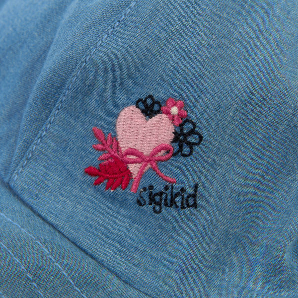 Sommerhut im Jeanslook aus der sigikid Babykollektion Pink Horses Frühjahr/Sommer 2022