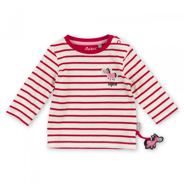 Baby Langarmshirt mit Pony Motiv aus der sigikid Babykollektion Pink Horses Frühjahr/Sommer 2022