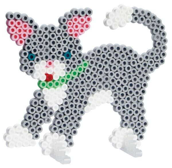 Bügelperlen Geschenkpackung Hund und Katze