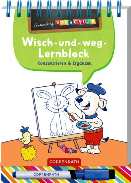 Wisch-und-weg-Lernblock - Konzentrieren & Ergänzen