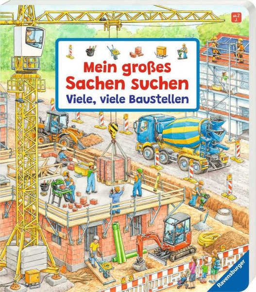 Mein großes Sachen suchen - Viele, viele Baustellen