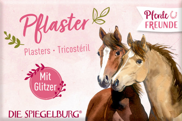 Pferdefreunde - Pflasterstrips mit Glitzer