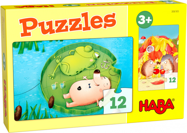 Puzzles Herr Igel (2 x 12 Teile)