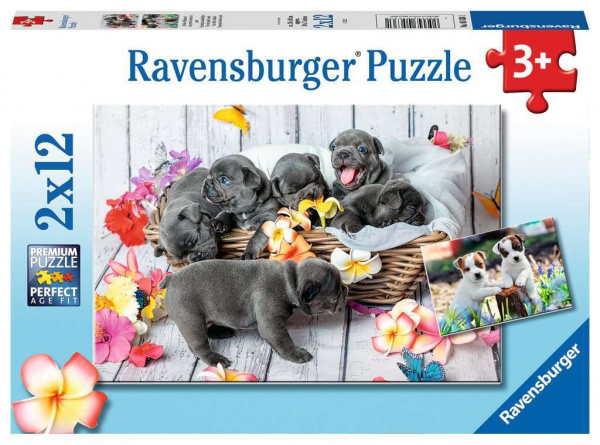 Puzzle Kleine Fellknäuel (2 x 12 Teile)