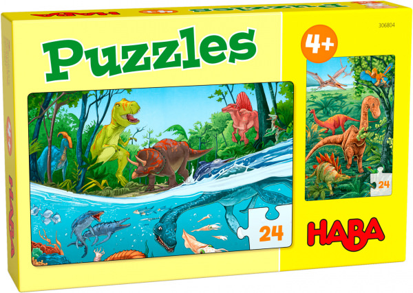 Puzzles Dinos (2 x 24 Teile)