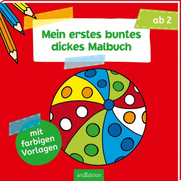 Mein erstes buntes dickes Malbuch