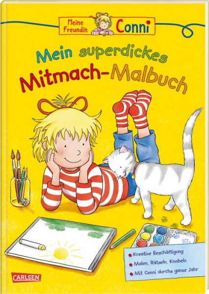 Conni Gelbe Reihe - Mein superdickes Mitmach-Malbuch