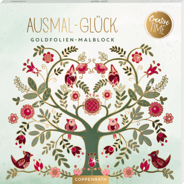 Ausmal-Glück Goldfolien-Malblock