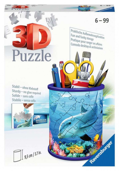 3D-Puzzle Stiftehalter Utensilo Unterwasserwelt