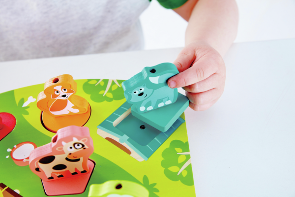 Bauernhof-Geräusche-Puzzle
