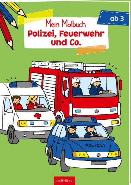 Malbuch Polizei