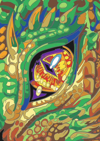 Malen nach Zahlen - Drachen