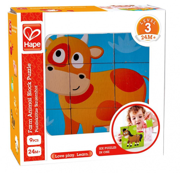 Blockpuzzle Bauernhof