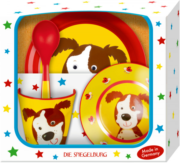 Geschirr Geschenkset Hund