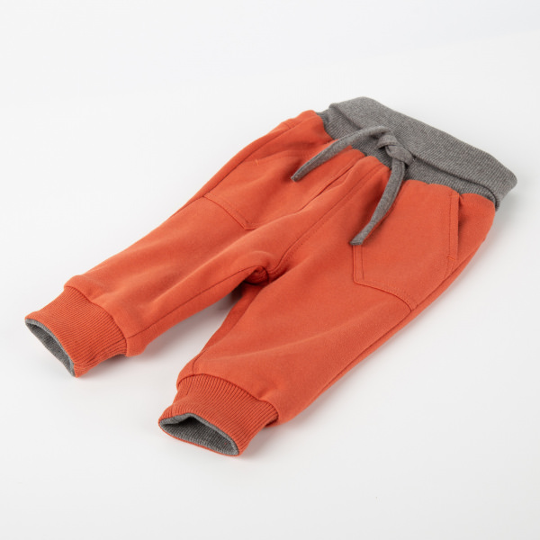 Baby Wendehose dunkelgrau/orange, sigikid Babykollektion Polar Expedition Herbst/Winter 2023/24