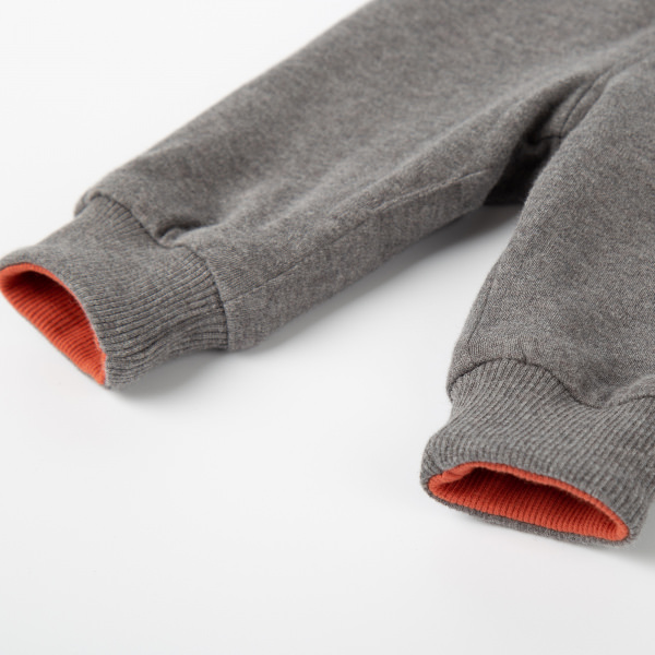 Baby Wendehose dunkelgrau/orange, sigikid Babykollektion Polar Expedition Herbst/Winter 2023/24