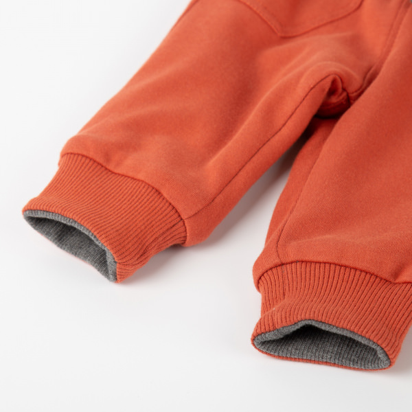 Baby Wendehose dunkelgrau/orange, sigikid Babykollektion Polar Expedition Herbst/Winter 2023/24