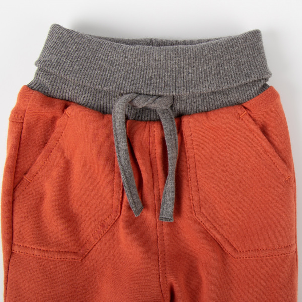 Baby Wendehose dunkelgrau/orange, sigikid Babykollektion Polar Expedition Herbst/Winter 2023/24