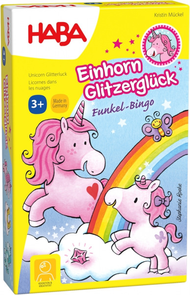 Einhorn Glitzerglück - Funkel-Bingo