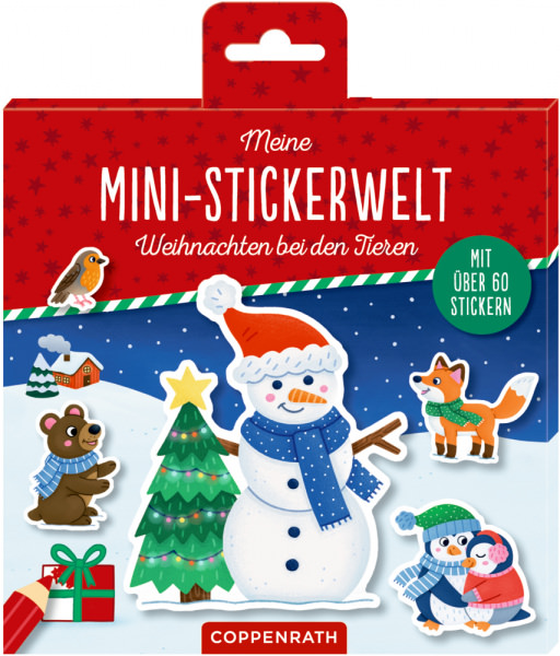 Mini-Stickerwelt - Weihnachten bei den Tieren