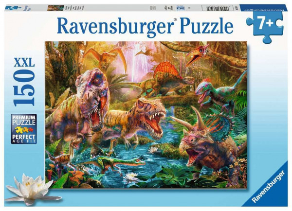 Puzzle Versammlung der Dinosaurier (150 Teile XXL)