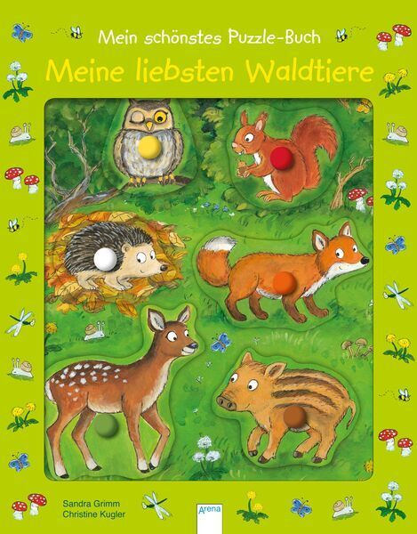 Puzzle-Buch Meine liebsten Waldtiere