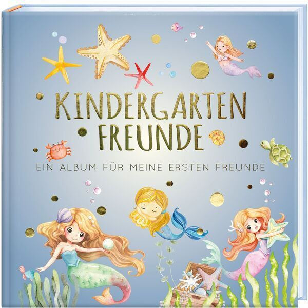 Kindergarten-Freundebuch - Meerjungfrau