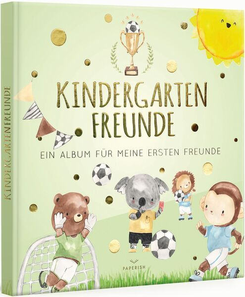 Kindergarten-Freundebuch - Fußball