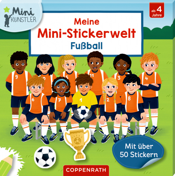 Mini Künstler - Meine Mini Stickerwelt Fußball