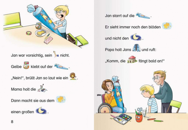 Leserabe - Vor-Lesestufe: Lustige Geschichten vom 1. Schultag