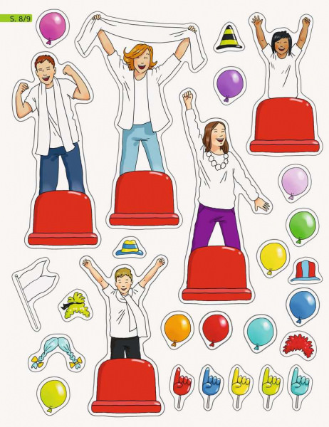 Mein Ausmalstickerbuch - Fußball