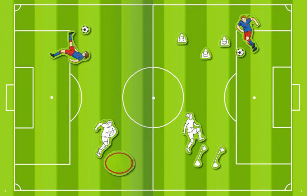 Mein Ausmalstickerbuch - Fußball