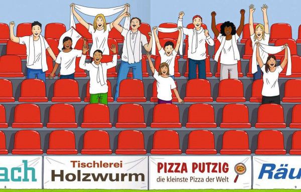 Mein Ausmalstickerbuch - Fußball