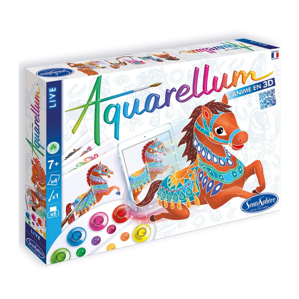 Aquarellum Live 3D Pferde