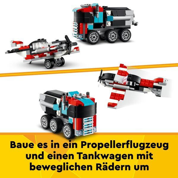 Creator Tieflader mit Hubschrauber