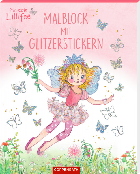 Prinzessin Lillifee - Malblock mit Glitzerstickern