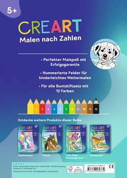 CreArt Malen nach Zahlen Tierkinder