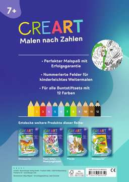 CreArt Malen nach Zahlen Pferde