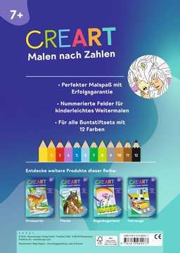 CreArt Malen nach Zahlen Pferdeträume