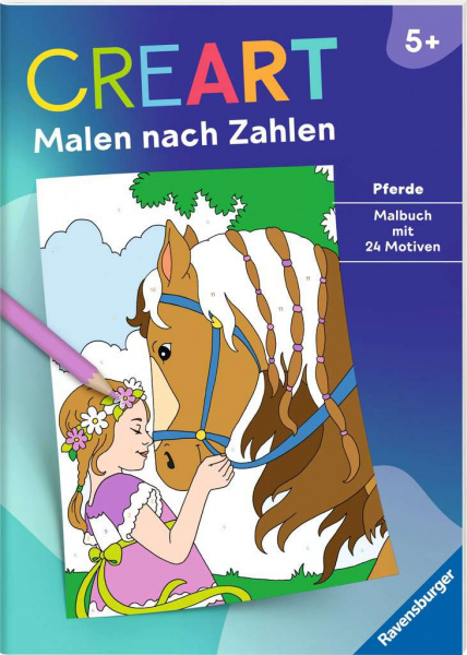 CreArt Malen nach Zahlen Pferde