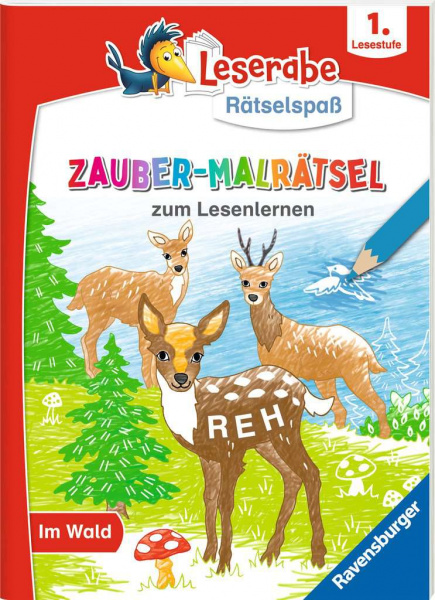 Leserabe Rätselspaß - Zauber-Malrätsel Im Wald