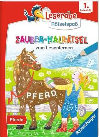 Leserabe Rätselspaß - Zauber-Malrätsel Pferde