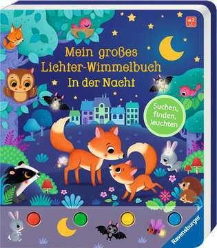 Mein großes Lichter-Wimmelbuch: In der Nacht