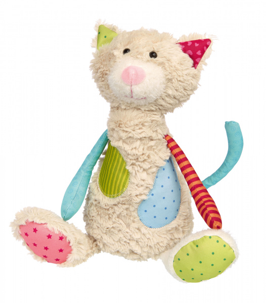 Katze Patchwork Sweety bunt