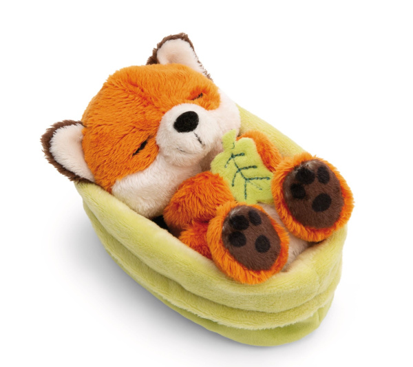 Sleeping Pets - Fuchs mit Blatt 12 cm